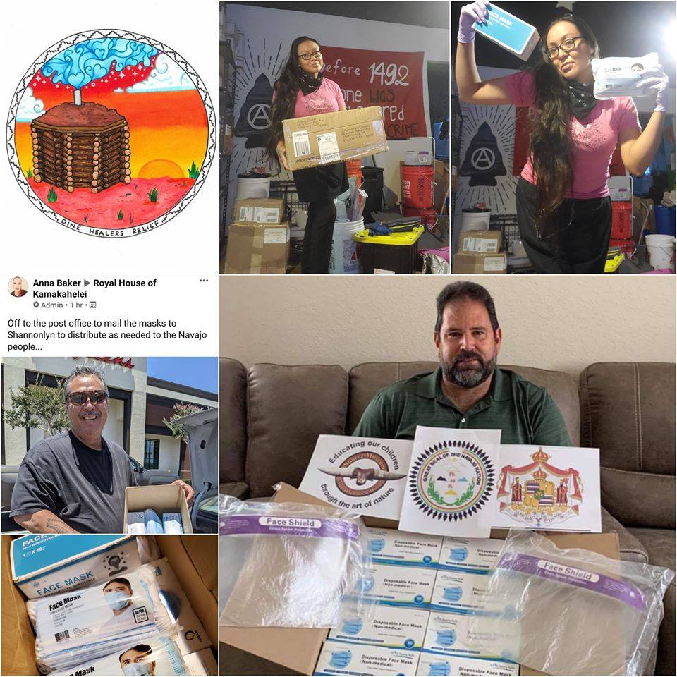 the House of Kamakahelei and its supporters helped send face masks to the Dinétah/Navajo Nation